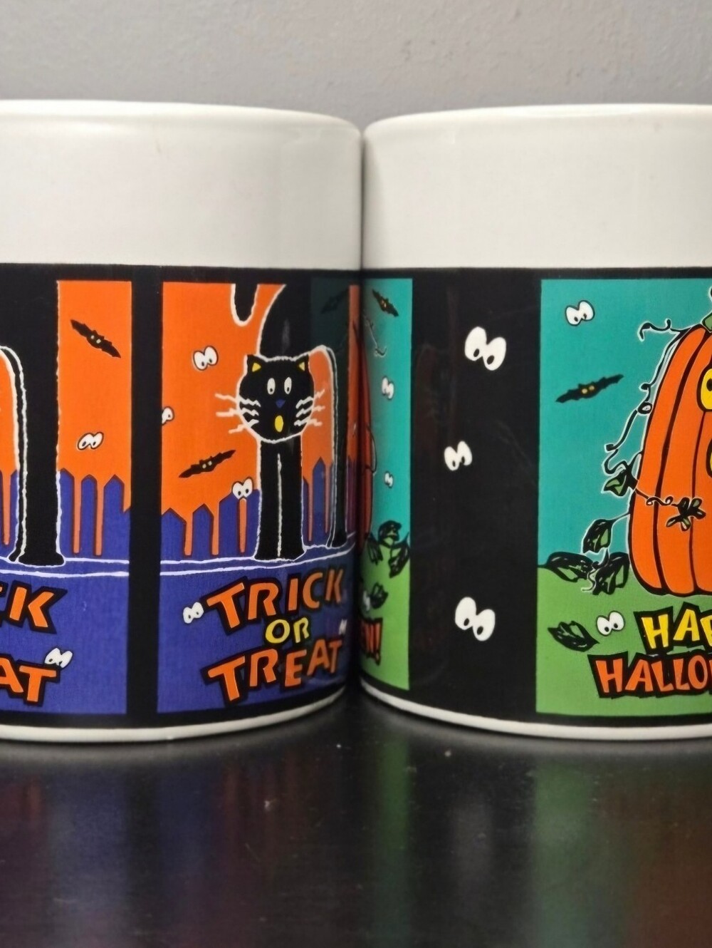 Vintage Halloween Spooky Whimsy Witchy Ceramic Coffee Mug #Nostalgia